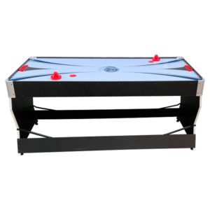 PUCK Typhon 6-Foot Air Hockey Table 3-in-1 Multi Game Table Stability