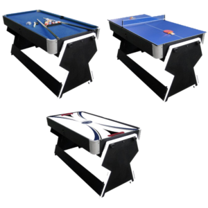 Typhon 6ft Air Hockey Table 3-in-1 Multi Game Table