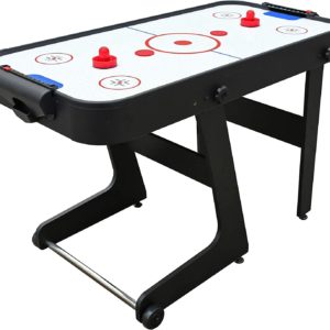 PUCK Calix 4-Foot Folding Air Hockey Table (Black)